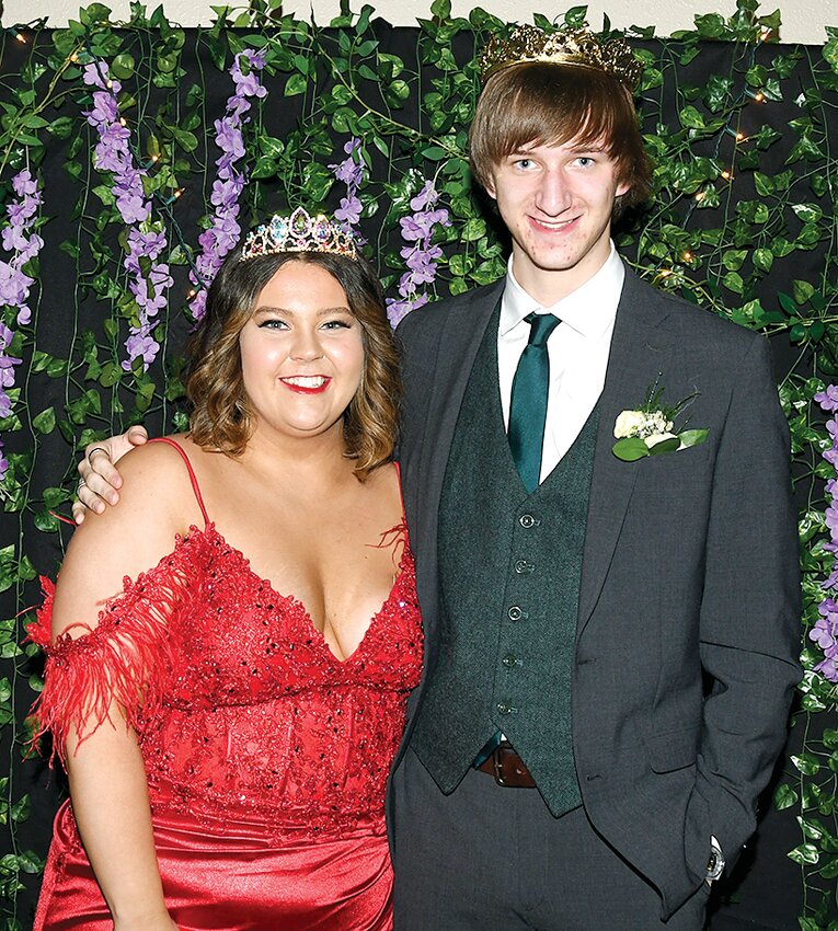 Litchfield High School seniors Kirsten Gudausky and Cy Cress, pictured above, were crowned 2024 Litchfield High School Prom Queen and King at this year&rsquo;s dance on Saturday evening, April 27, at the Kilton Fine Arts Center. See page 8A for a complete court photo.