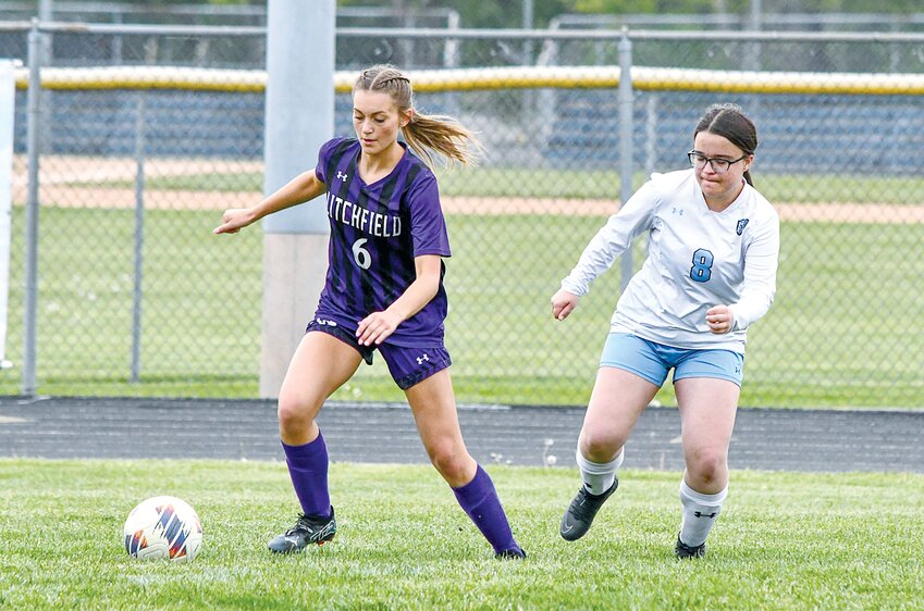 Litchfield senior Alyssa Lohman (#6) was one of six seniors honored prior to the Panthers' 7-0 victory over North Mac on senior night, Thursday, April 25. Lohman and company have won six straight, outscoring opponents 37-2 during the span with five shutouts.