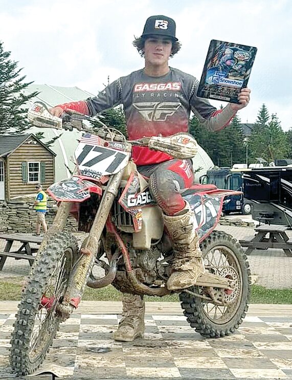 Walshville&rsquo;s Travis Lentz picked up his ninth win in as many rounds at the Grand National Cross Country series on June 22-23, in Snowshoe, WV. The win clinched the title for Lentz in the YXC1 Super Mini Sr. (14-15) class.