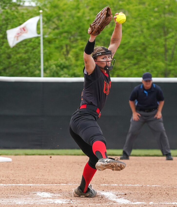 Hillsboro grad Katie Schaake was an asset for University of Missouri-St. Louis softball team both in the pitcher's circle and in the batter box during her time with the Tritons.
