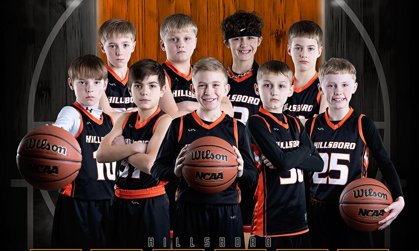 Pictured above, in front, from the left are Calvin Michaelis, Garrett Malloy, Jack Zimmerman, Westin Greenwood and Elias Yount. In back are Keaton Pachesa, Kolsen Goewey, Braxtin Morris and Connor Billington.