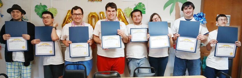 Future Bound summer campers recently earned certificates of participation for the 2025 Future Bound Summer Camp. Campers pictured above, from the left, are Logan Bloome, Hunter Meyer, Jack Draper, Owen Draper, Wyatt Spensberger, Rebecca Schlechte, Andrew Long and Camden Hendricks.