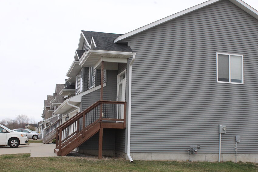 A row of homes in Hills have been rebuilt since an EF2 tornado ripped through the community in March 2023.