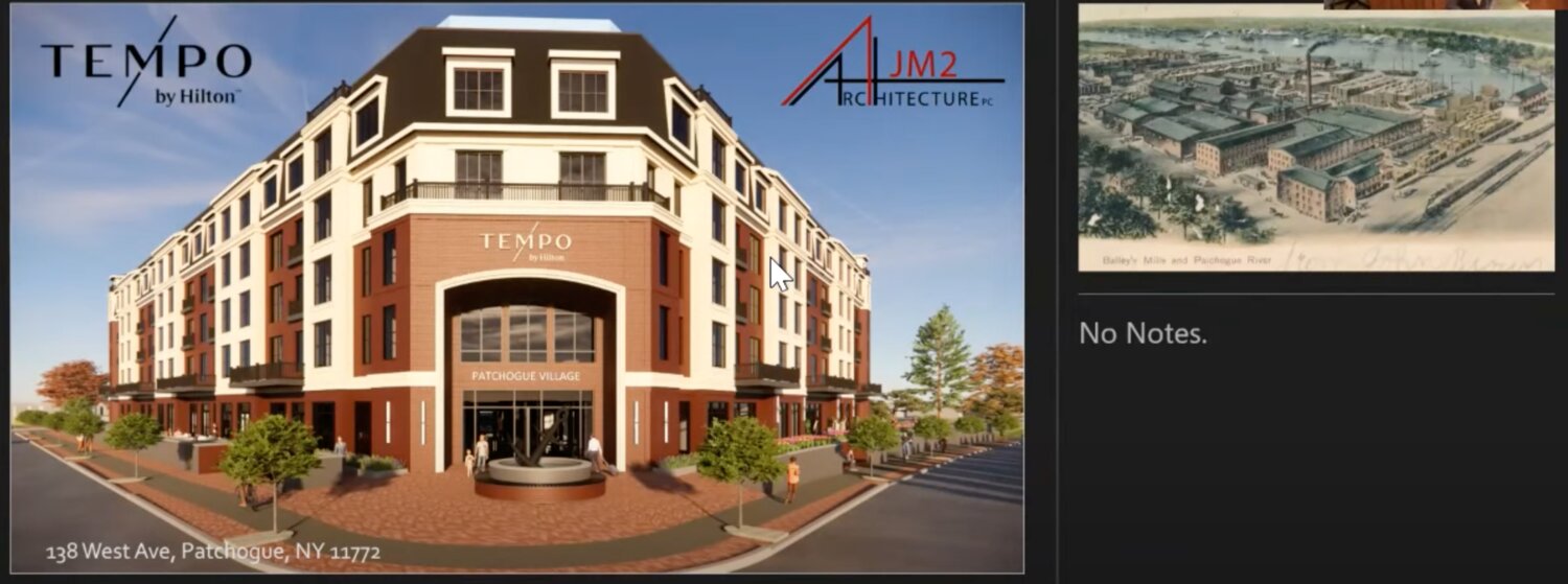 New Hilton hotel design presented for Patchogue Village--- met with mix ...