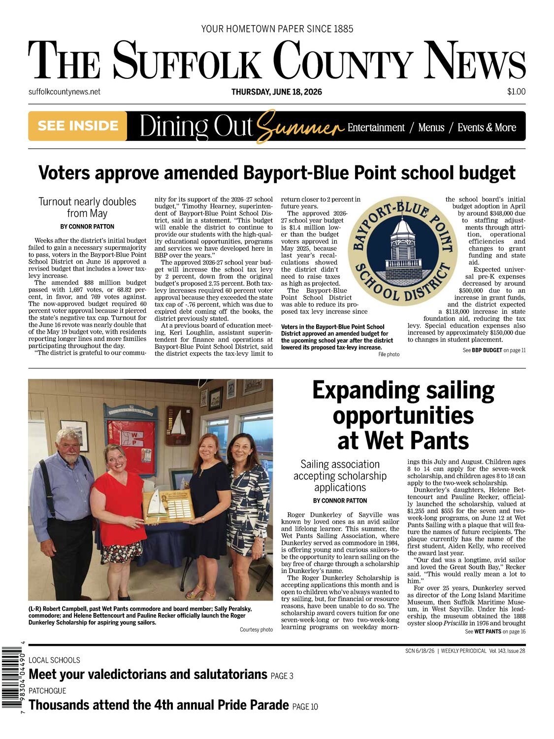 The Suffolk County News - June 18, 2026