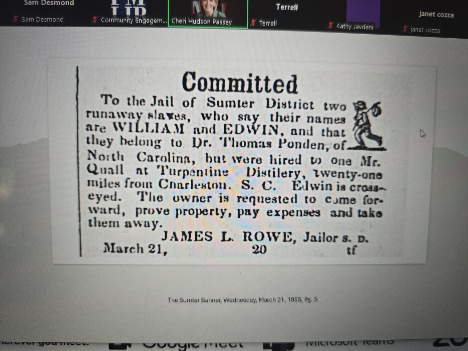 Library guest speaks on Southern ancestral records