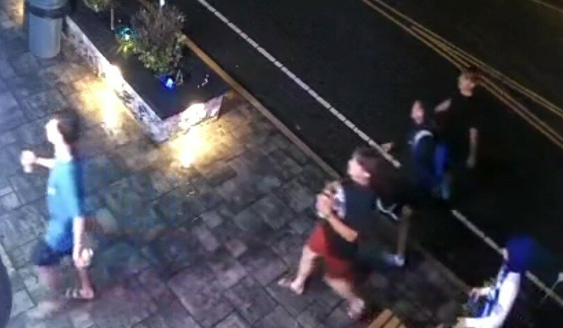 Group damages Blue Point property