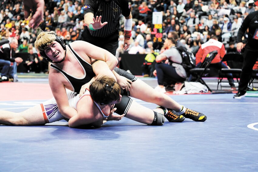 Dreison Davis rallied to take 3rd place at State Wrestling 2025