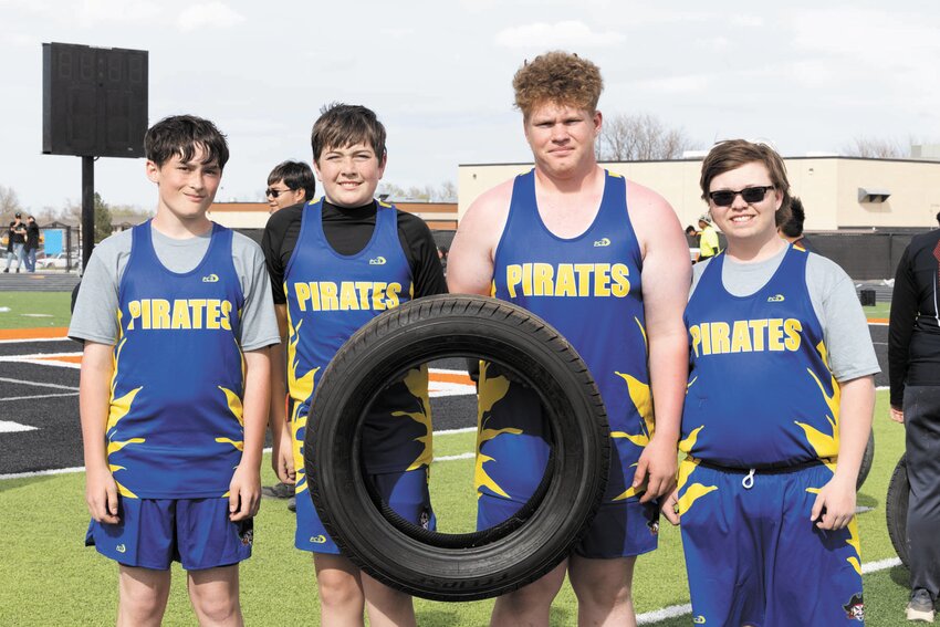 Weightman's relay team Alex Barbier, Sean Mogon, Spoke Carr, Damian Breeden