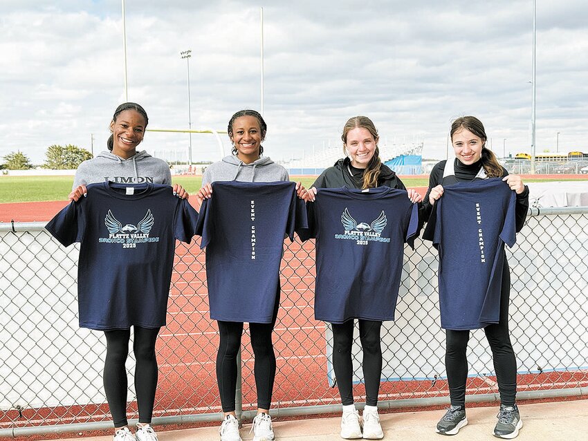 Macie Witt, Gianna Humphrey, Samara Humphrey and Sophie McCormick