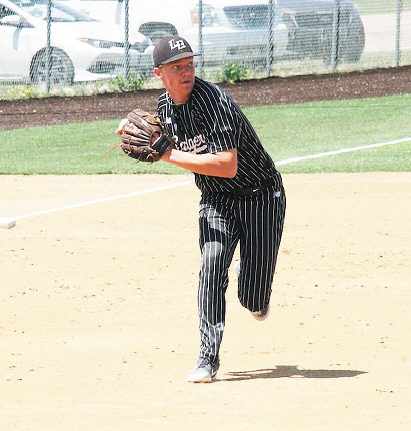 Carson Perry makes the infield stop