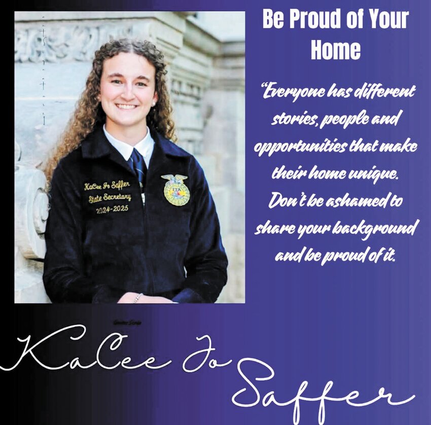 Saffer finished her term as State FFA Secretary for 2024-2025