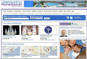 LowCountryMarketplace serving several communities in South Carolina with 100,000 page views.