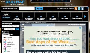 TheDealMap was in the Top 100 Mobile Applications of 2010
