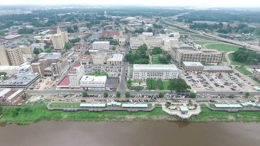 The city of Monroe, La. is located on the Ouachita River in west-central Louisiana.