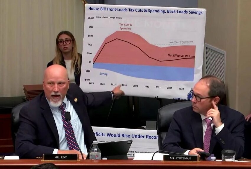 Rep. Chip Roy, R-Texas, discusses the Republican budget reconciliation plans during a House Budget Committee markup.