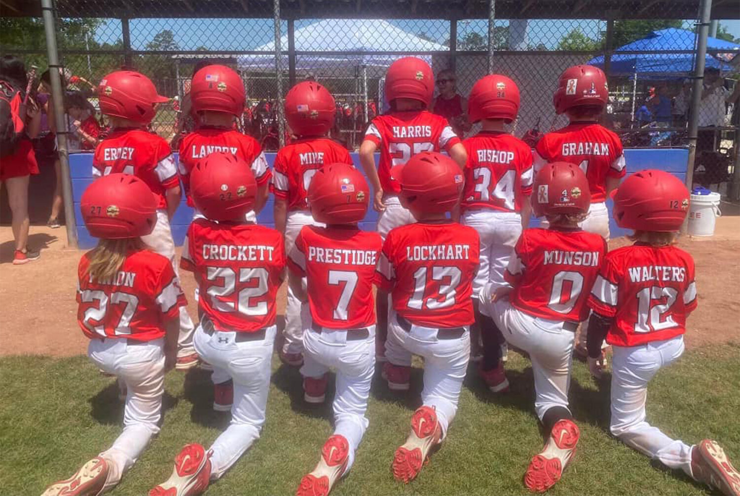 Youth baseball team honors the late Cpl. Nick Tullier with special ...