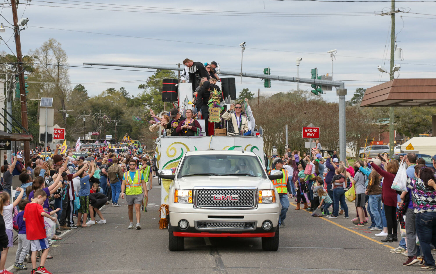 denham springs mardi gras parade route 2025