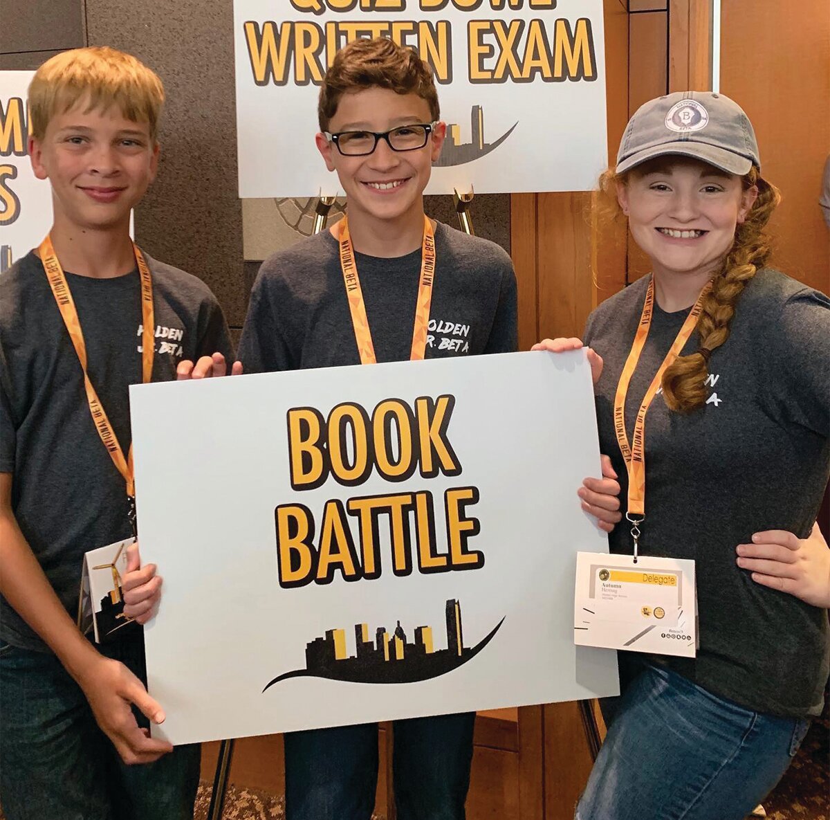 Holden students win first place at National Junior Beta Convention