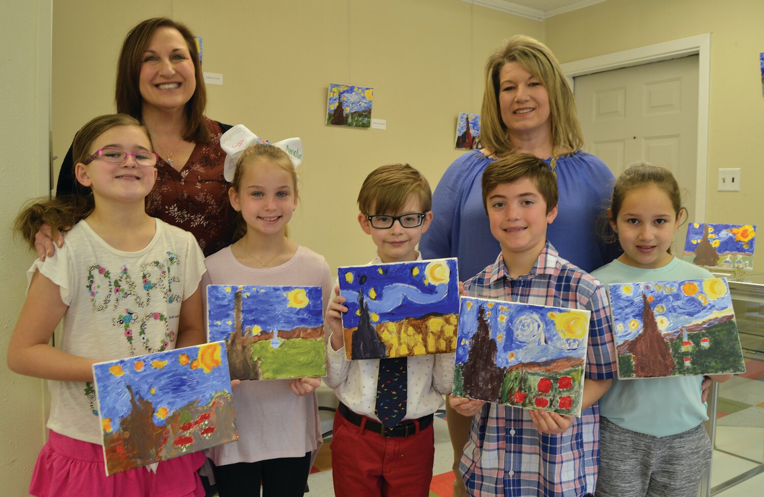 ‘My first art show’ | Artwork from Lewis Vincent Elementary students ...