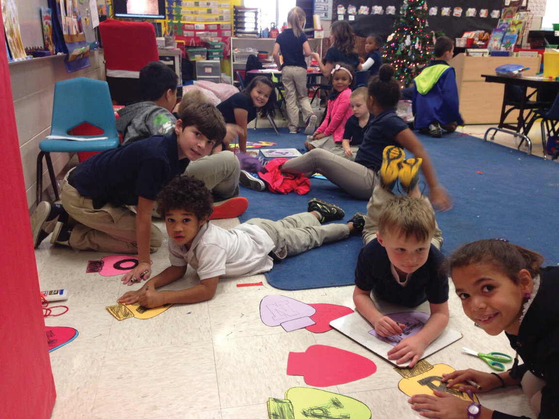 North Live Oak 4th graders partner with kindergarteners - Livingston ...