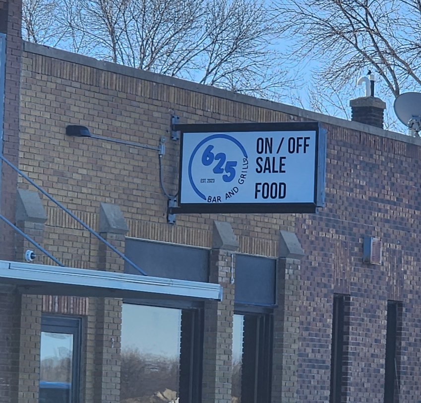 The new sign was installed recently on the former MarLeas Bar in Dennison.  The 625 Bar &amp; Grill will open in early April.