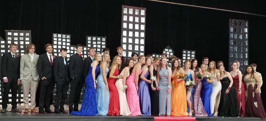 Members of the Senior class that attended the &quot;Night In Hollywood&quot; themed 2023 prom.