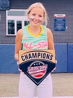 Ruby Heiman and the Game Day USA Trophy