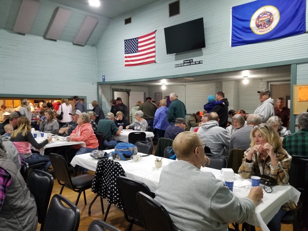 The annual Deer Hunters’ suppers were well attended on November 4th and 18th and again saw record numbers of take-out meals.  The fund-raiser supports the upkeep and maintenance of the Bellechester Community Center building.