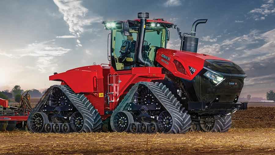 The new Case IH Steiger 715 tractor will debut in 2024. Photo courtesy of Case IH.