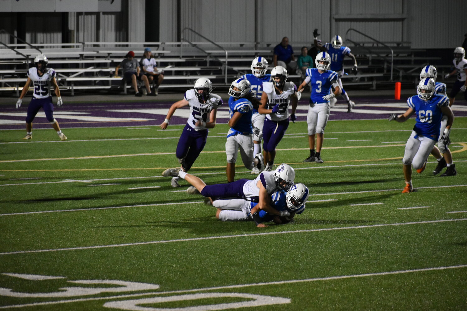 Henry Caswell with a sack