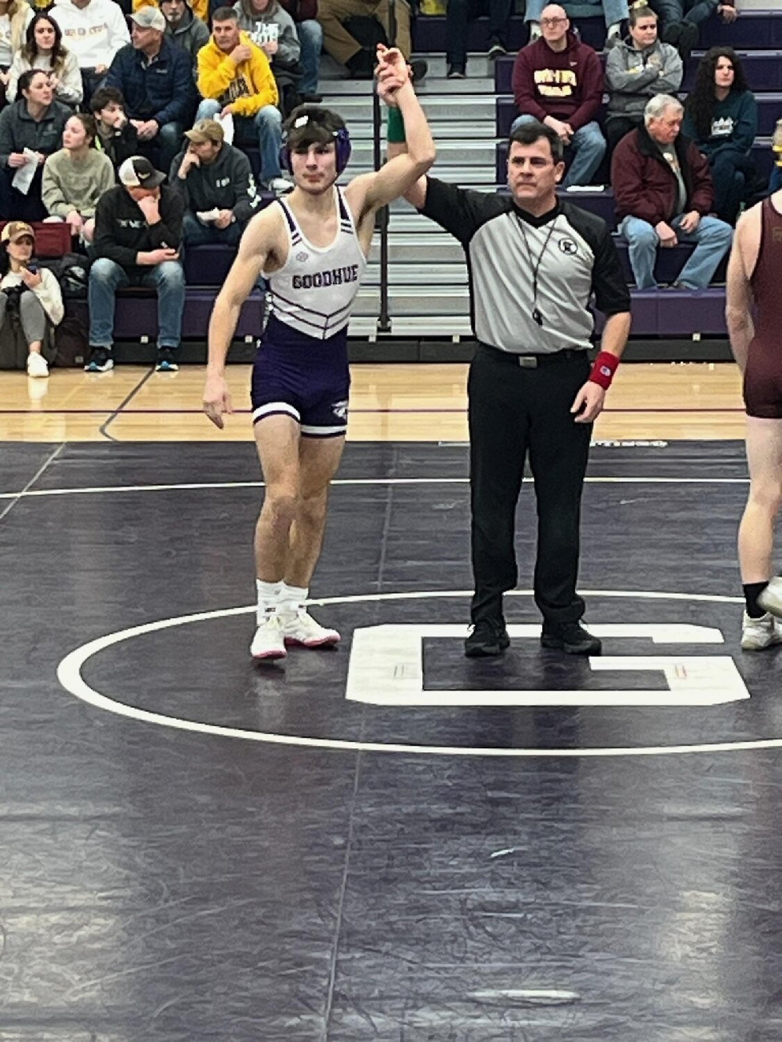 Hayden Holm had 2 wins over Dover Eyota and Kasson - Mantorville