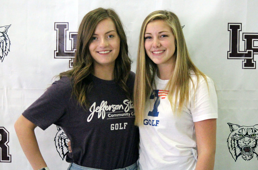 The duo of Carlie Aultman (Jefferson State Community College) and Brooke Wagner (UT-Tyler) helped make Logan-Rogersville girls golf a state contender in recent seasons. The two made their college commitments official on Nov. 12.