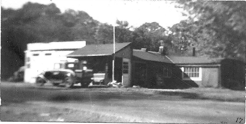 Though a bit fuzzy in this old photograph, the C.L. and Estella Daly grocery, deli and sign shop stood for more than half of the 20th century at the corner of North Campbell Ave. and Talmage St. in Springfield, the shade of its front porch sheltering generations of visitors and bus riders.