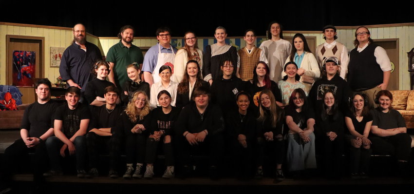 Pictured here is the entire cast and crew of &quot;The Boys Next Door&quot; ready to perform.   Contributed Photos by Breanne Rost