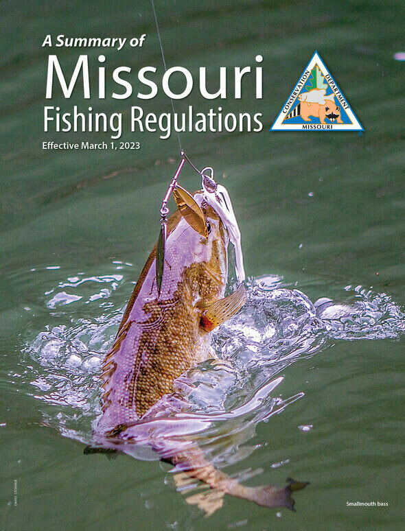 MDC invites the public to get hooked on fishing through its Free Fishing Days June 10 and 11. Get more information on fishing from MDC&rsquo;s 2023 Summary of Missouri Fishing Regulations, available where permits are sold, or online at&nbsp;mdc.mo.gov/about-us/about-regulations/summary-missouri-fishing-regulations.   Contributed photo
