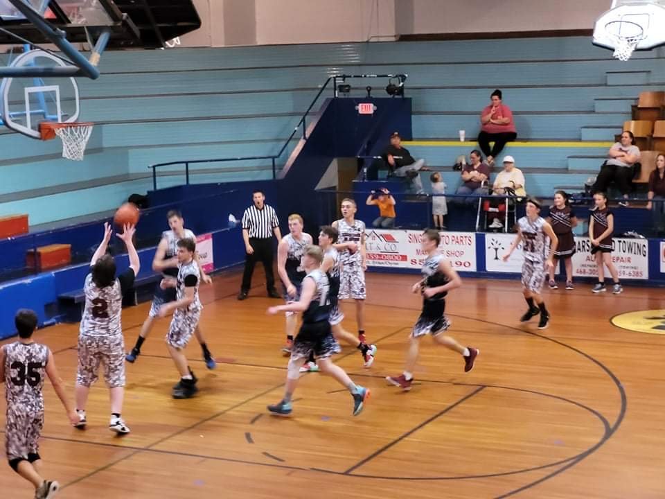 The boys basketball team had so much participation when offered that they had to spilt it into a junior varsity and varsity team. Some groups that the teams will play do not have two teams to compete.