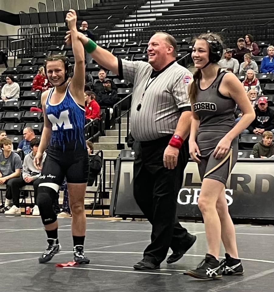 Along with taking home first place, the team also had multiple medal winners. The results are as follows: Champions; Alyx Keifert , Alissa Hughey(pictured) and Trinity Lesser. 2nd Place; Isabella Whitlock Megan Petty and Coleigh Page. 3rd Place; Isabella Garrett and Josselynn Yates.