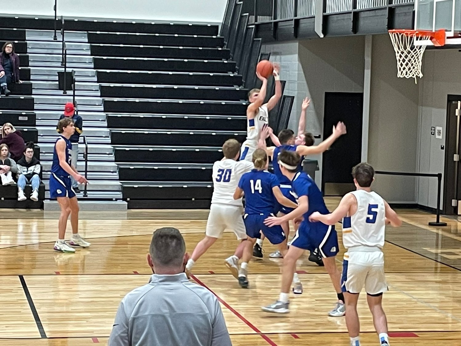 The Fordland Eagles have celebrated four straight wins, including a second place in the Huston tournament. Pictured is a 49-15 win over Cabool.