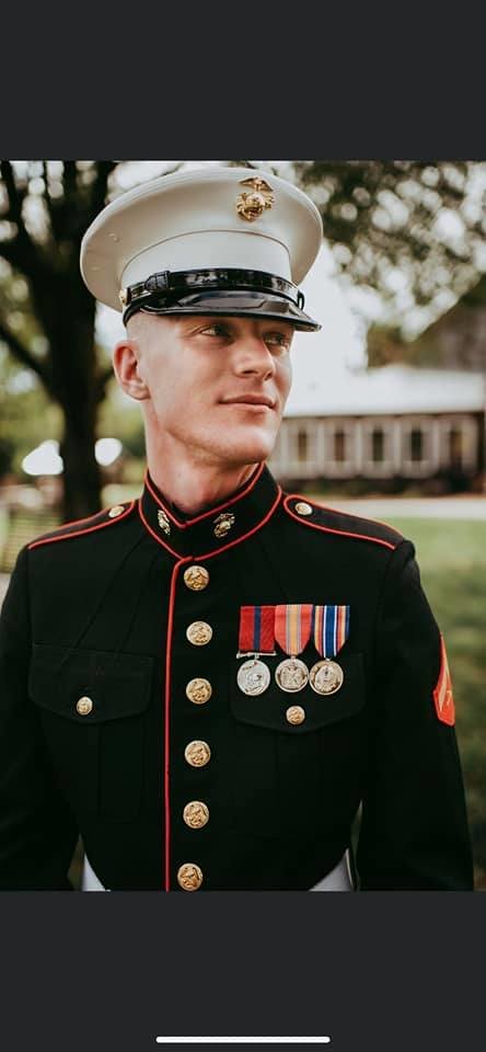 LCpl Nicholas Johnson, US Marine, active duty (5 years).