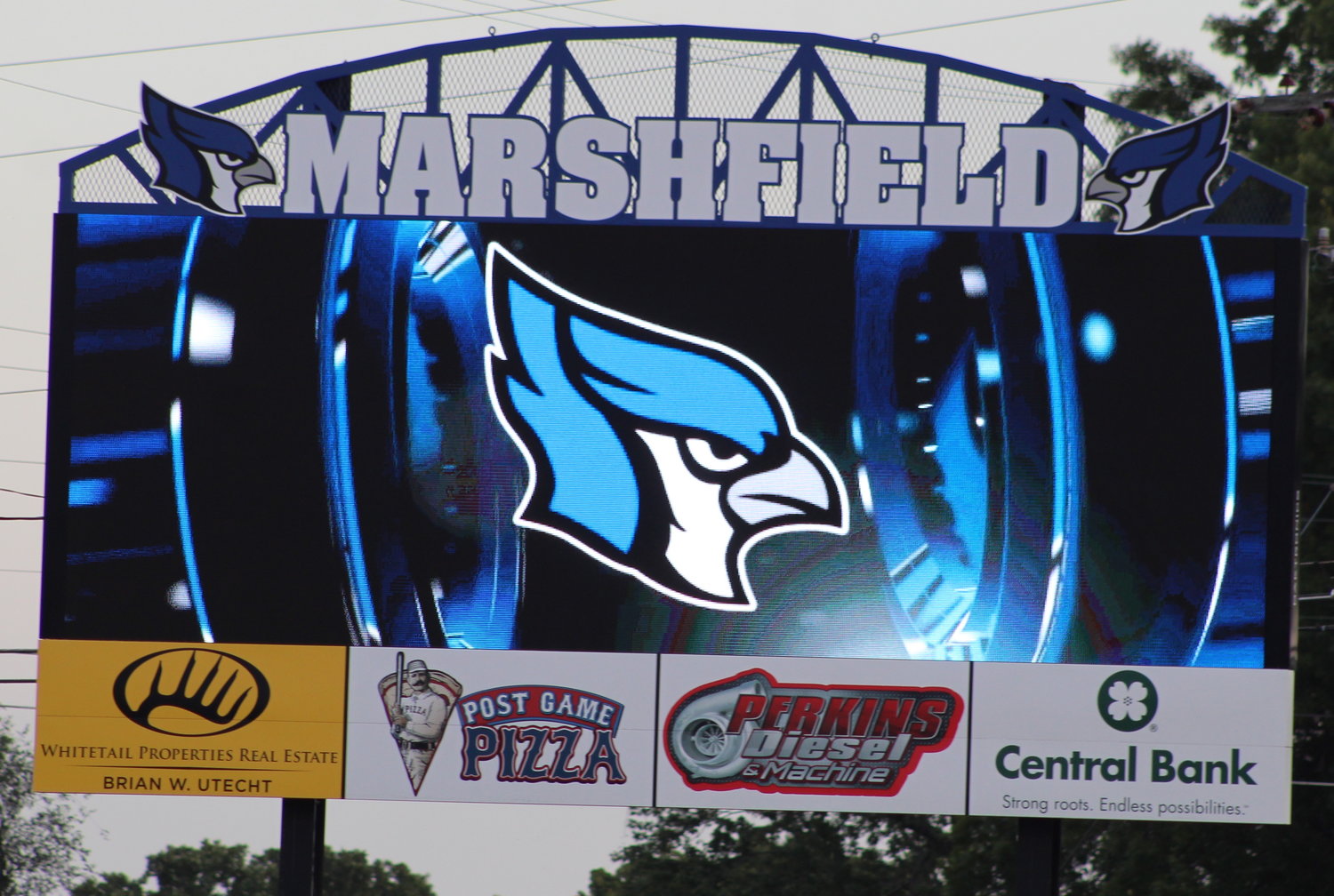 On its dazzling LED debut, fans were treated to a MHS football "hype" video created by a former football player and MHS alumni, Kaleb Kracman. Fans and players are pleased with the latest update to the R.A. Barr Stadium.