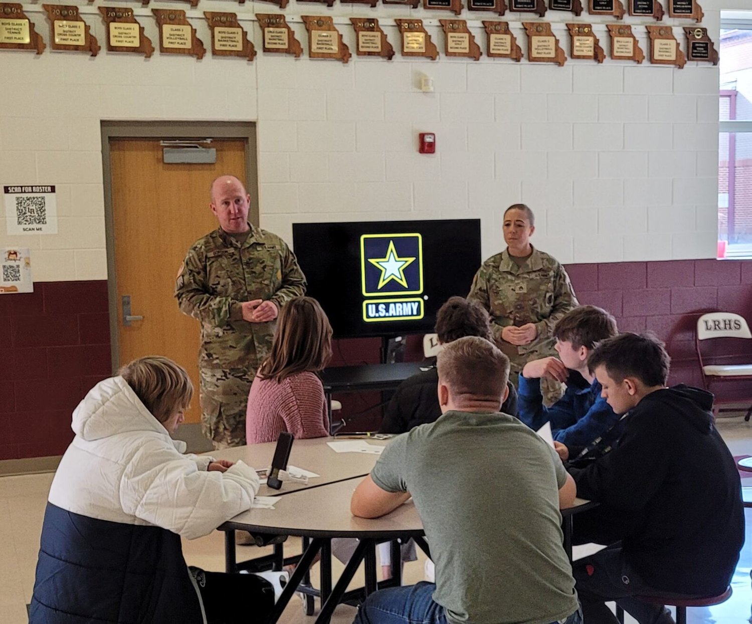Army Recruiters also participated in Career Day, telling students what it entails to serve our country.


Mail Photos By John "J.T." Jones