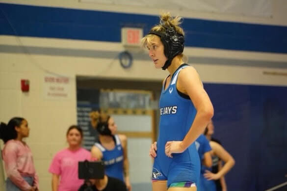 Senior Macie James has spent her last three high school years on the wrestling mat, falling in love with the sport her sophomore year, as a senior James has been offered three different scholarships to various schools-including one in Canada. “I fell in love with the sport,” shared James.