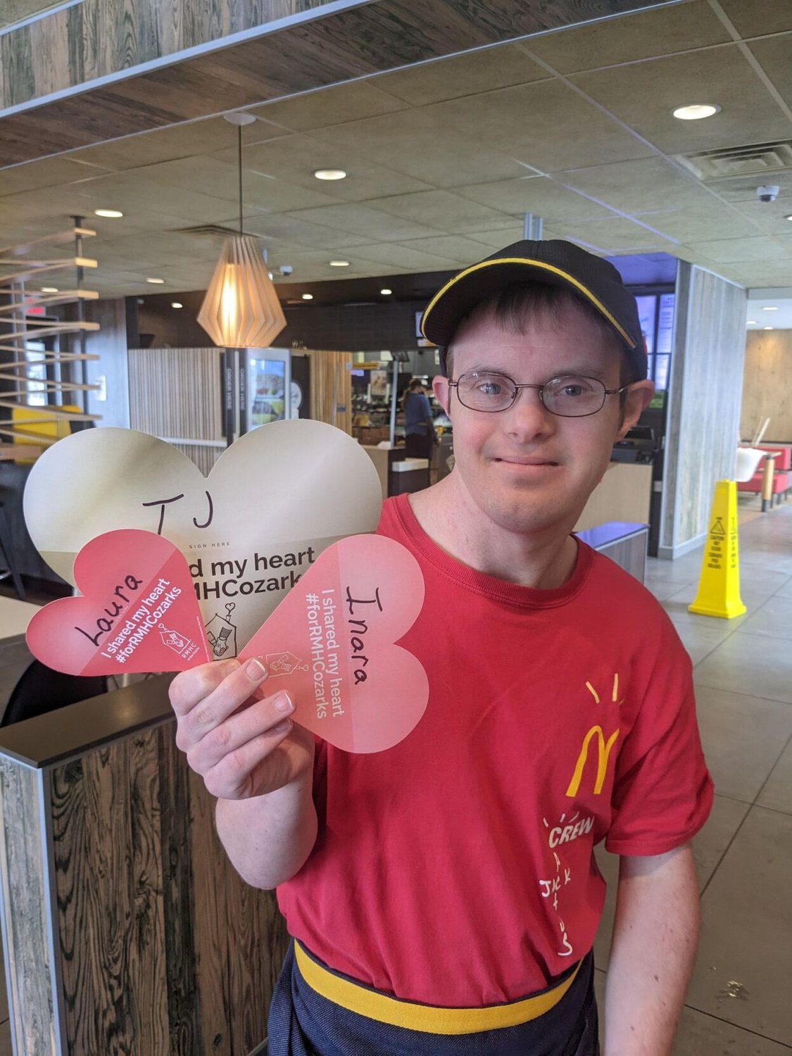 TJ Slocum, of Marshfield, is celebrating his 16th year as a Share a Heart Champion.