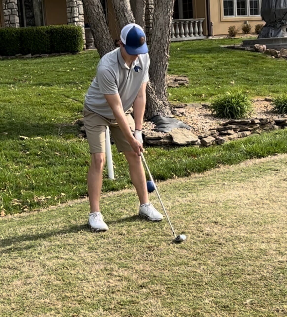 Taking a shot at the Ozarks Invitational Golf Tournament is Wyatt Davis, who would earn 17th place against over 100 players from the surrounding schools on April 23.


Contributed Photo by Reggie Smith