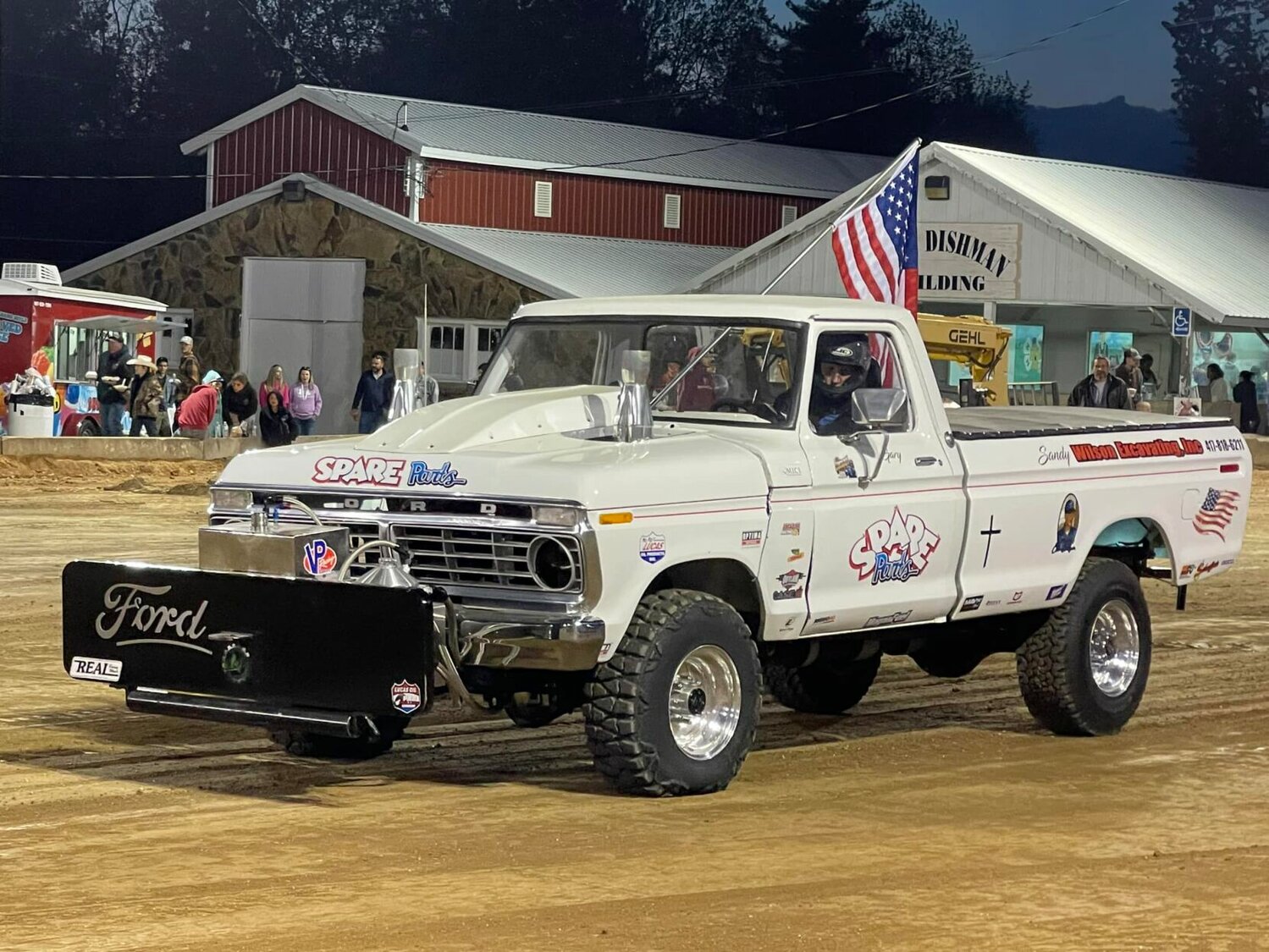 Pictured is Gary Don Letterman, of Niangua, who has pulled this truck for over 50 years at the Webster County Fairgrounds.