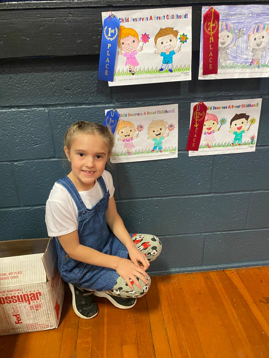 1st Grade winner Pearl Davis, of Hubble, poses by her picture submitted in the Safe Harbor coloring contest during Child Abuse Awareness Month.


 


CONTRIBUTED PHOTO