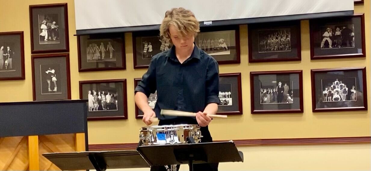 Earning a Gold Rating for his Snare Drum solo from Logan-Rogersville is Owen White.


Contributed Photo by Steve Palen