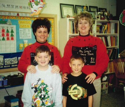Tracy Gray (right) is pictured alongside her co-teacher for the Explorer Team, a multi-age classroom she helped kick start in 1997.


Contributed photo
