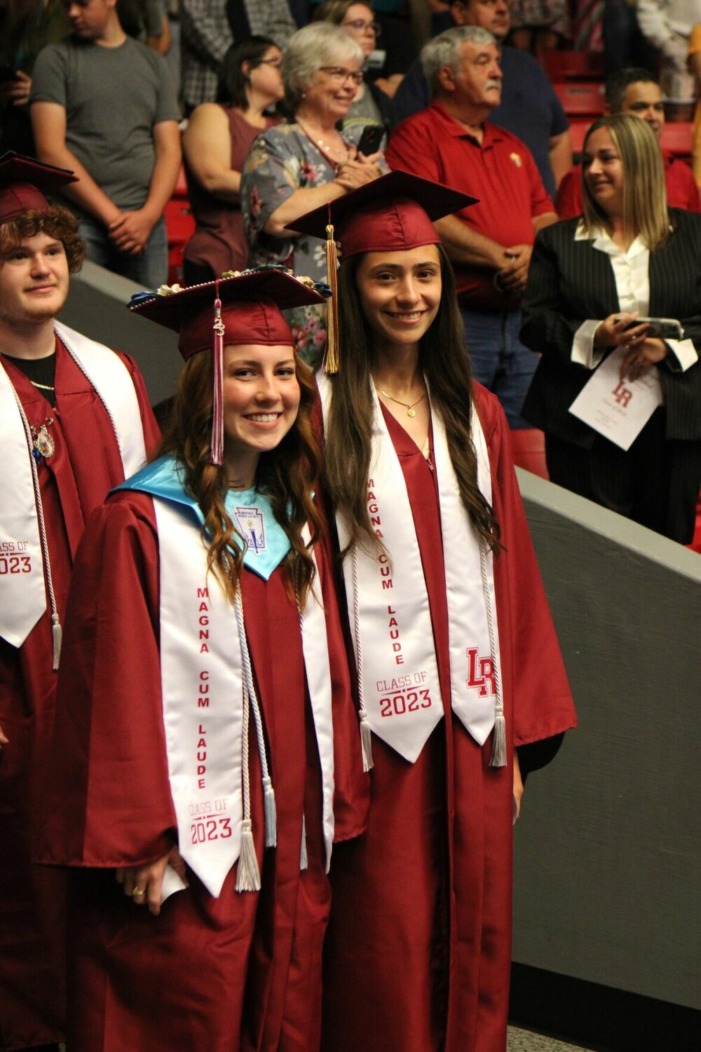 Seniors eagerly prepare to walk across the stage at the Logan-Rogersville graduation on Sunday, May 14.


Mail photos by J.T. Jones